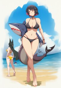 Rating: Questionable Score: 30 Tags: animal_ears ass belle_(zenless_zone_zero) bikini chiyako ellen_joe hoshimi_miyabi kitsune swimsuits tail wet zenless_zone_zero User: Genex