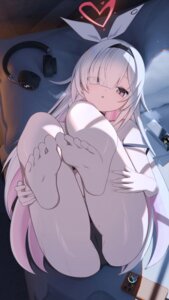 arona_(blue_archive) bikini blue_archive cameltoe feet halo kitabana loli plana_(blue_archive) swimsuits wet