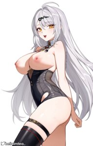 asian_clothes breasts garter helloimtea nipples no_bra nopan thighhighs yi_xuan zenless_zone_zero