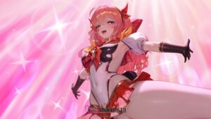 Rating: Questionable Score: 11 Tags: brown_dust_ii leotard liberta no_bra origami skirt_lift wallpaper User: blooregardo