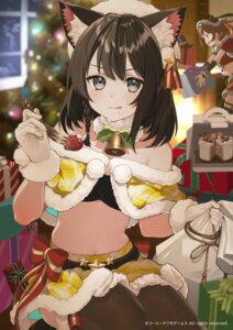 Rating: Safe Score: 25 Tags: animal_ears atelier atelier_resleriana christmas cream garter izana_kokoschka koei_tecmo nekomimi no_bra oshiruko_(oshiruco_212048) resna_sternenlicht skirt_lift stockings thighhighs User: himeno_nanako