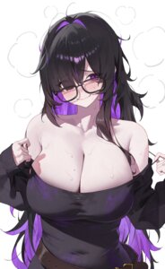 Rating: Questionable Score: 60 Tags: dress goddess_of_victory:_nikke label megane nikku_nana no_bra sweater undressing wet User: KenB