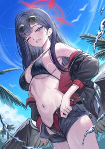 Rating: Questionable Score: 43 Tags: angel ariko_(aaaaarik) bikini blue_archive megane nakamasa_ichika open_shirt swimsuits undressing wet wings User: KenB
