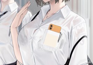 bra rerrere see_through seifuku wet_clothes