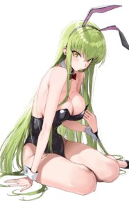 Rating: Questionable Score: 57 Tags: animal_ears bunny_ears bunny_girl c.c. code_geass no_bra shiliu_xian_xian_xian User: VigorousMMM