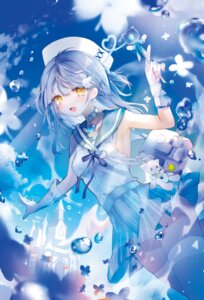 emori_miku_project emu_alice no_bra seifuku skirt_lift tagme thighhighs