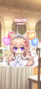Rating: Safe Score: 4 Tags: animal_ears chibi dress kitsune lump_of_sugar mito_mashiro moekibara_fumitake tail tayutama tayutama_2 wedding_dress User: k25c2yf
