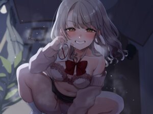 Rating: Questionable Score: 5 Tags: bra komekueyo open_shirt pantsu seifuku skirt_lift string_panties sweater wet User: kiyoe