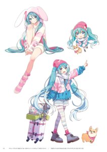 Rating: Safe Score: 14 Tags: animal_ears bunny_ears chibi hatsune_miku hechima pajama pantyhose vocaloid User: himeno_nanako
