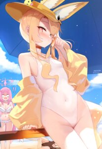 Rating: Questionable Score: 45 Tags: angel animal_ears bikini blue_archive halo kirifuji_nagisa kitsune loli megane misono_mika nekoya_(liu) swimsuits tail wet wings yurizono_seia User: BattlequeenYume
