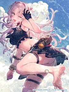 Rating: Questionable Score: 43 Tags: atelier atelier_karia benitama feet garter horns karia koei_tecmo skirt_lift wet User: himeno_nanako