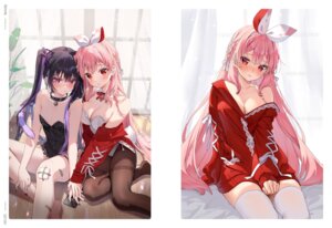 Rating: Questionable Score: 16 Tags: animal_ears atelier_live bandaid bunny_ears bunny_girl garter leotard nekomimi no_bra pantyhose rosuuri rosuuri_(vtuber) sweater tail thighhighs yuri User: Anonymous