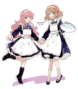 Rating: Safe Score: 7 Tags: aono_nachi kagari_mimi kimi_ga_shinu_made_koi_wo_shitai maid totsuki_sheena waitress yuri User: VigorousMMM