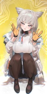 Rating: Questionable Score: 5 Tags: animal_ears arknights arknights:_endfield berserker_r garter pantyhose perlica_(arknights) skirt_lift User: lacepanties