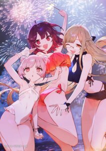 atelier atelier_sophie bikini cleavage corneria koei_tecmo megane monika_ellmenreich noco sophie_neuenmuller swimsuits