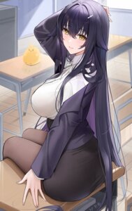 Rating: Questionable Score: 33 Tags: ass azuma_(azur_lane) azur_lane business_suit manjuu_(azur_lane) pantyhose qing_wu User: BattlequeenYume