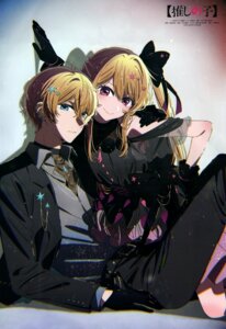 Rating: Safe Score: 17 Tags: [oshi_no_ko] business_suit dress hoshino_aquamarine hoshino_ruby morita_rina see_through User: Reverseshin