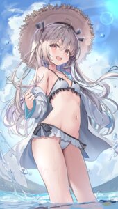 atri atri_-my_dear_moments- bikini loli open_shirt swimsuits umou_(umouawa) wet