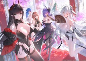 Rating: Questionable Score: 30 Tags: azur_lane cowpens_(azur_lane) dress garter goetz_von_berlichingen_(azur_lane) hakuhou_(azur_lane) horns mogador_(azur_lane) moskva_(azur_lane) no_bra pantyhose pointy_ears see_through st._louis_(azur_lane) stockings swd3e2 thighhighs User: moonian