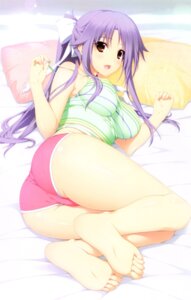 ass feet hibiki_works iizuki_tasuku lovely_x_cation_2 narukawa_hime scanning_artifacts