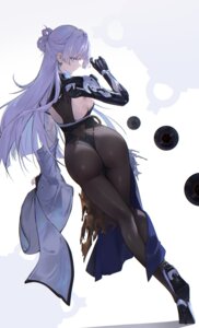 ass bakemonsou goddess_of_victory:_nikke heels nayuta_(nikke) no_bra pantyhose torn_clothes