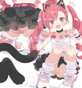 Rating: Questionable Score: 12 Tags: animal_ears bandaid cameltoe hazuki_watora kani_biimu loli neko nekomimi pantsu see_through skirt_lift User: himeno_nanako