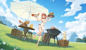 atelier atelier_yumia azur_lane bikini crossover garter isla_von_duerer manjuu_(azur_lane) swimsuits tagme