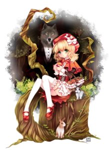 Rating: Safe Score: 31 Tags: big_bad_wolf garter little_red_riding_hood_(character) thighhighs usagihime User: Mr_GT