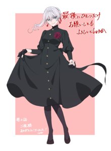 dress haga_eriko saigo_ni_hitotsu_dake_onegai_shitemo_yoroshii_deshou_ka scarlet_el_vandimion skirt_lift