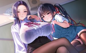 Rating: Questionable Score: 58 Tags: areola bra cameltoe erect_nipples lingerie loli ogre_craft ogre_illust pantsu pantyhose see_through seifuku skirt_lift thighhighs wet User: Arsy
