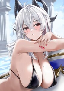 Rating: Questionable Score: 49 Tags: bikini_top erect_nipples horns m_(1n910) swimsuits tail wet wuthering_waves zani User: Anonymous