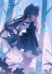 Rating: Safe Score: 43 Tags: animal_ears dress icomochi nekomimi skirt_lift tail User: Anonymous