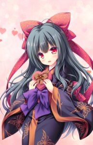 Rating: Safe Score: 13 Tags: kimono lump_of_sugar moekibara_fumitake nue tayutama tayutama_2 valentine User: k25c2yf