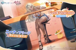 atelier atelier_yumia azur_lane bikini crossover heels manjuu_(azur_lane) nina_friede swimsuits tagme