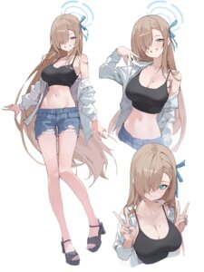 Rating: Questionable Score: 41 Tags: blue_archive dress_shirt halo heels ichinose_asuna ki-16 torn_clothes User: VigorousMMM