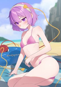 bikini kanpa_(campagne_9) komeiji_satori loli swimsuits tail touhou