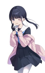 na-ga pantyhose seifuku skirt_lift sweater