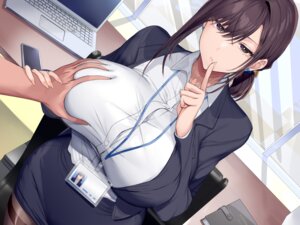 Rating: Questionable Score: 4 Tags: breast_grab business_suit neropaso User: Arsy