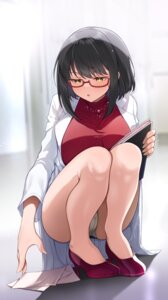 cameltoe heels megane mk pantsu skirt_lift takafuji_kako the_idolm@ster the_idolm@ster_cinderella_girls