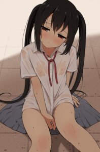 Rating: Questionable Score: 116 Tags: asou_(asabu202) k-on! loli nakano_azusa nipples no_bra see_through seifuku wet wet_clothes User: Spidey