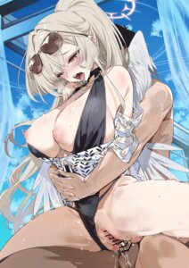 Rating: Explicit Score: 43 Tags: angel blue_archive breasts censored cum kirifuji_nagisa kurotsuki_machi megane nipples penis pubic_hair pussy pussy_juice sex swimsuits wet wings User: wq15987654
