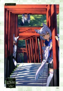 Rating: Safe Score: 17 Tags: animal_ears garter japanese_clothes kantoku kitsune tail thighhighs User: drop