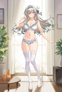 Rating: Questionable Score: 35 Tags: bra cameltoe firefly honkai:_star_rail merufena pantsu see_through thighhighs User: Arsy