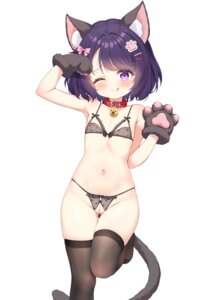 Rating: Explicit Score: 46 Tags: animal_ears bra lingerie loli nekomimi nipples pantsu pussy qian_hen see_through tail thighhighs uncensored User: StarStrummer