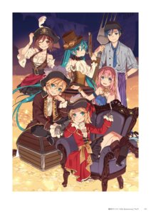 Rating: Safe Score: 8 Tags: corset gun hatsune_miku hechima heels kagamine_len kagamine_rin kaito megurine_luka meiko no_bra pirate skirt_lift vocaloid User: himeno_nanako