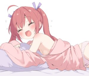 Rating: Questionable Score: 76 Tags: artist_revision breasts hazuki_watora kani_biimu loli nipple_slip no_bra open_shirt pajama pantsu shimapan User: himeno_nanako