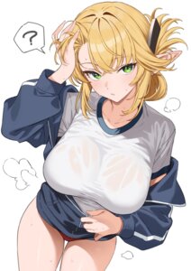 Rating: Questionable Score: 42 Tags: aegis_tia_aederlinde buruma elf enjo_kouhai gym_uniform pointy_ears see_through takunomi undressing wet wet_clothes User: Arsy
