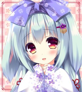 Rating: Safe Score: 8 Tags: animal_ears bunny_ears kimono lump_of_sugar moekibara_fumitake tarumi_konoha yorite_konoha_wa_kurenai_ni User: k25c2yf
