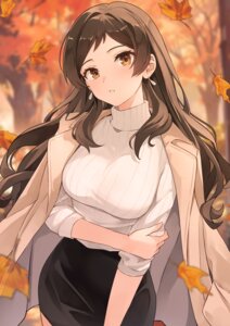 b1ack kitazawa_shiho sweater the_idolm@ster the_idolm@ster_million_live!