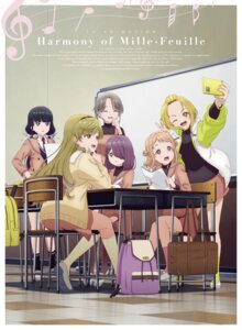 disc_cover kojou_airi komaki_uta konoe_rei kumai_yako mayumori_musubu miyazaki_uruu seifuku selfie sweater tagme utagoe_wa_mille-feuille